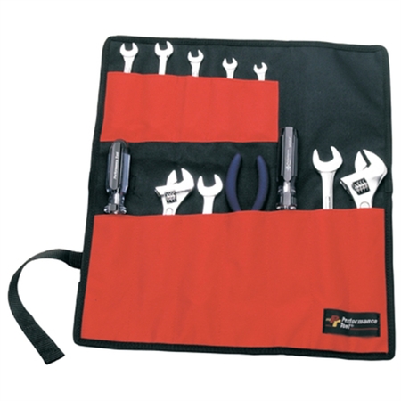 Performance Tool 12 Pocket Roll Up Tool Pouch W88990